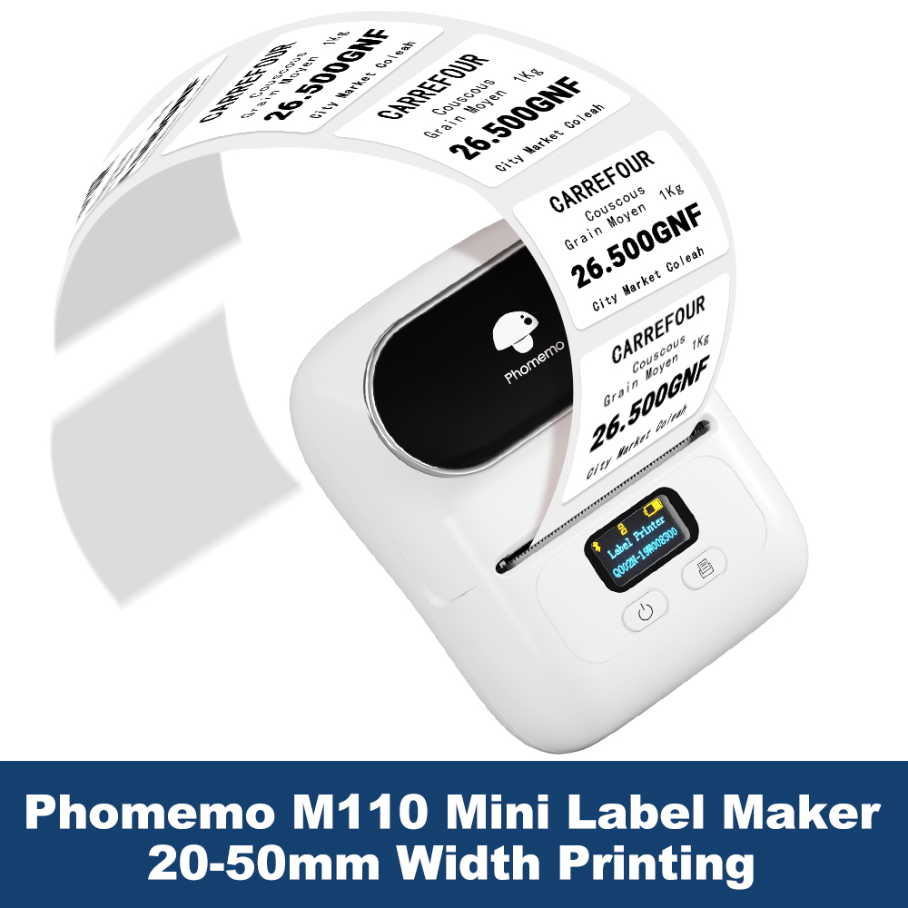 Commercial Photo Printer - Impressora de etiquetas Phomemo M110 Label