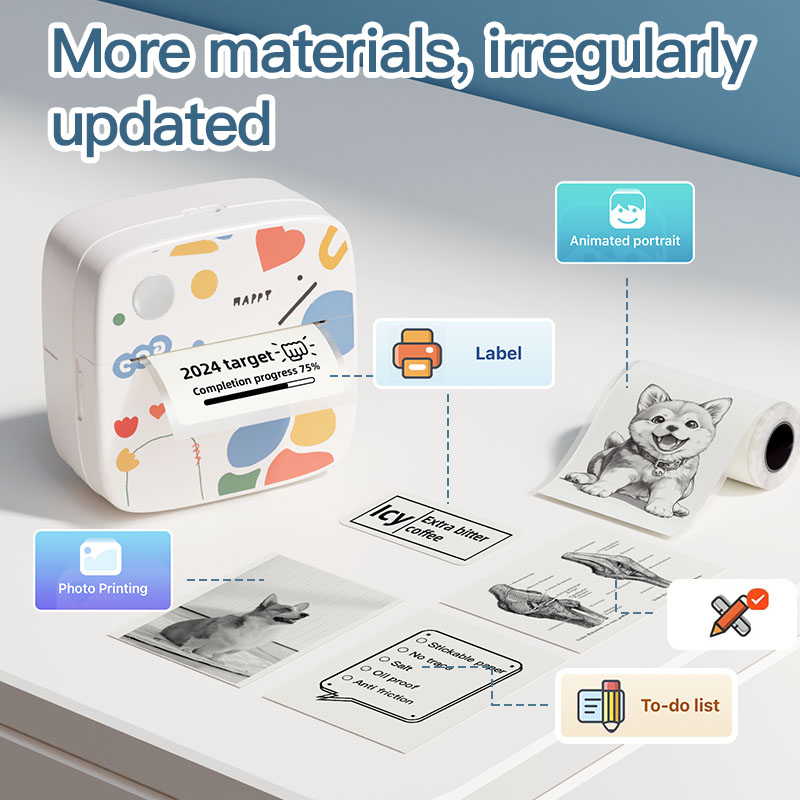 Commercial Photo Printer - Impressora Portátil DOLEWA D2, Impressora Térmica