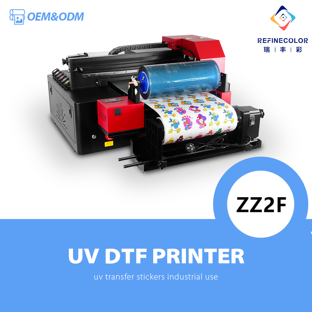 Commercial Dtf Printing - Impressora UV DTF Industrial Refinecolor A3+