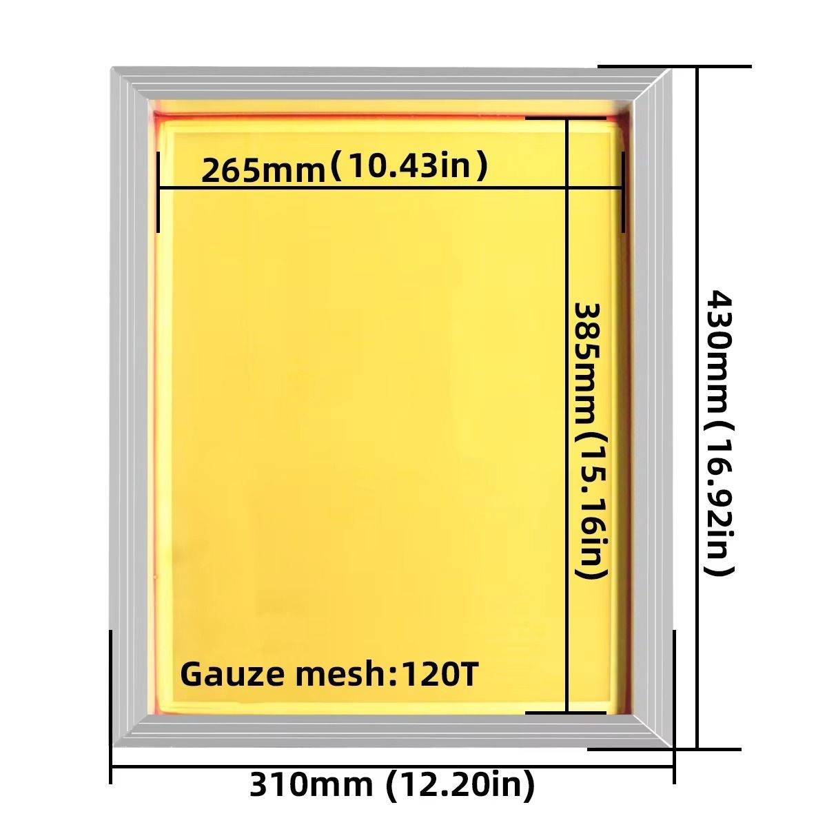 Quadro de tela de seda de alum - Screen Printing Frame Mesh avaliação e preço