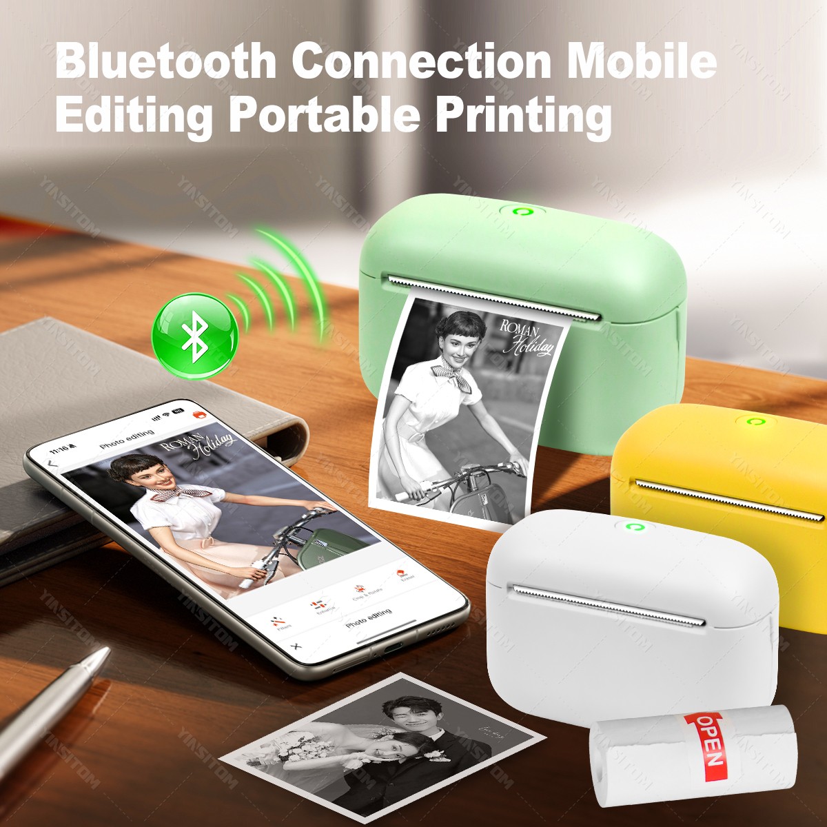 F2 hd 300dpi mini impressora d - Commercial Photo Printer avaliação e preço