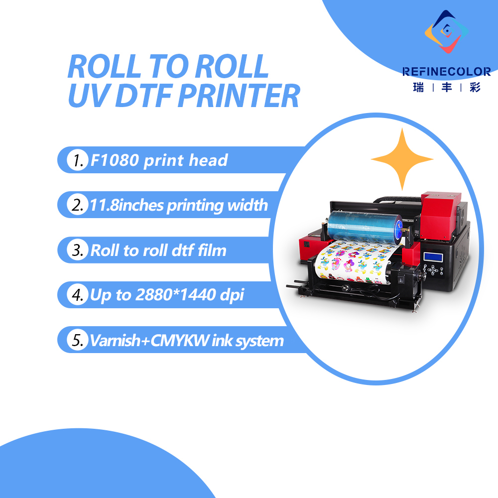 Impressora UV DTF Industrial R - Commercial Dtf Printing avaliação e preço