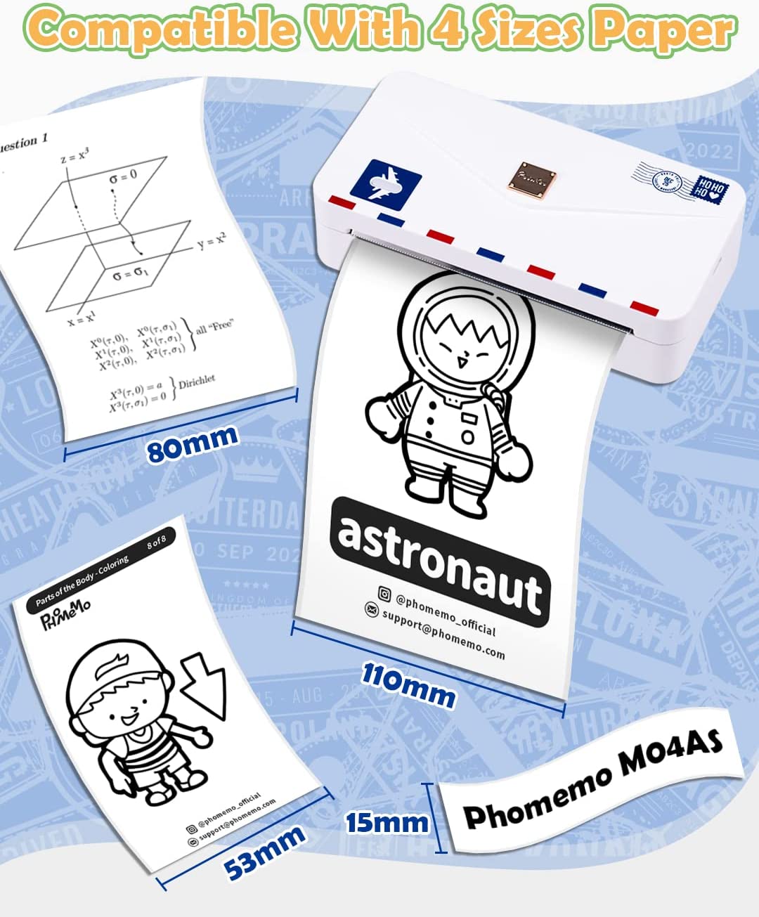 Phomemo-M04AS Impressora fotog - Commercial Photo Printer avaliação e preço